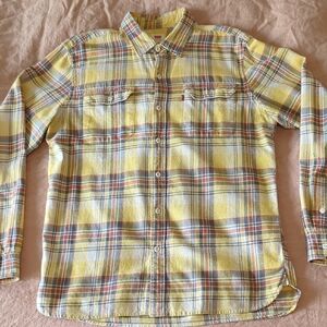 Levi's Yellow Casual Button Down Shirt